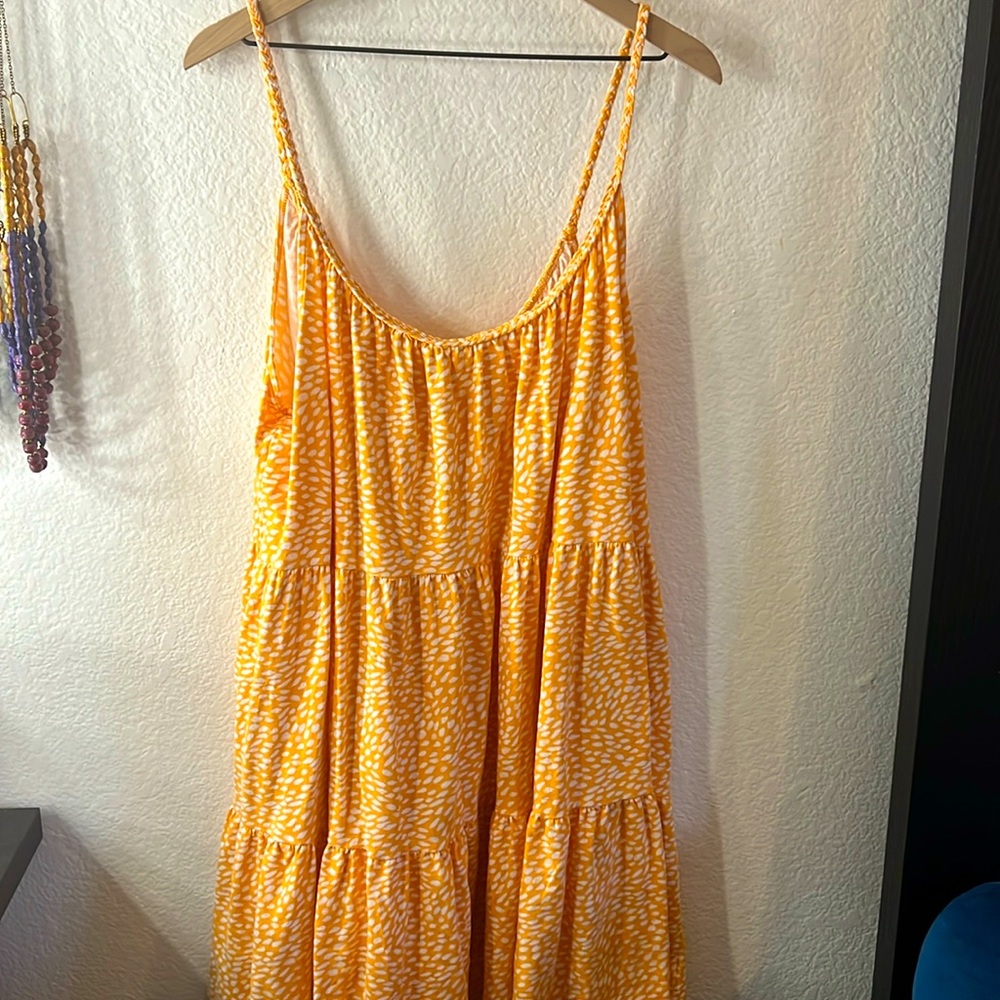 Orange sun dress